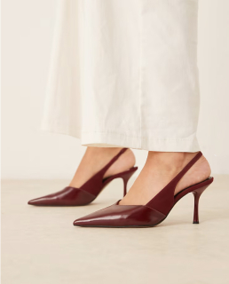 dámske lodičky burgundy